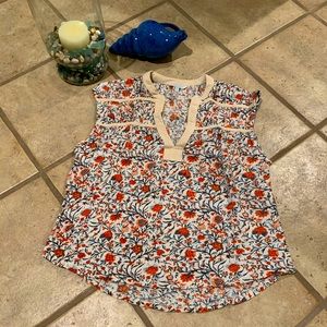 Lucky Brand Women’s Sleeveless Blouse-style Top